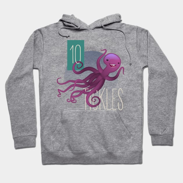 Ten Tickles Dad Joke Hoodie by DanielLiamGill